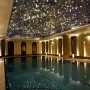 fiber optic star ceiling over swimmingpool