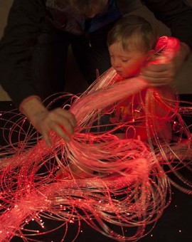 fiber optic sensory lighting sensory play special needs