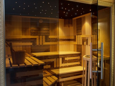 fiber optic star ceiling sauna kit