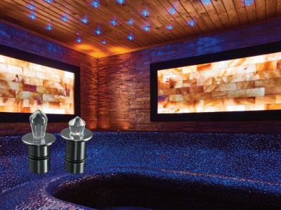 fiber optic crystal lights sauna
